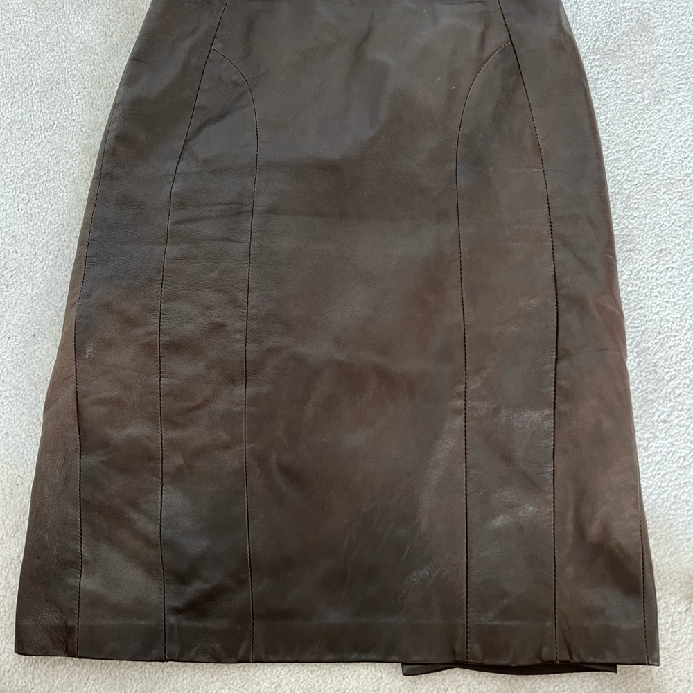 Danier Leather Pencil Skirt